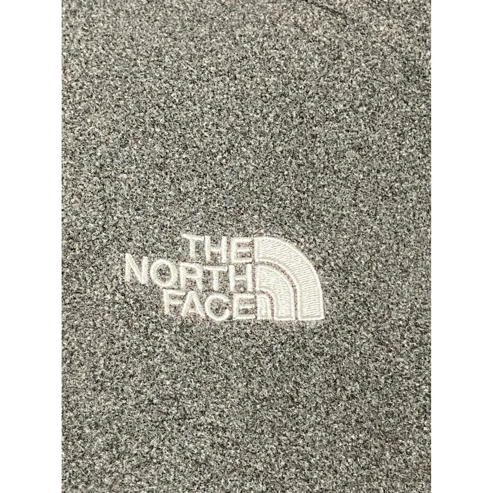 The North Face Mens XL Full Zip Fleece Jacket Charcoal Gray Heather‎ DA 012945